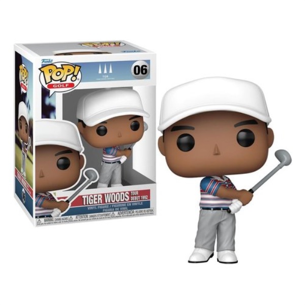 Personaggio collezione Funko 90503 POP GOLF Tiger Woods Tour Debut 199