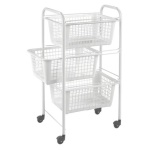 Metaltex - Carrello porta vivande Metaltex 341803 006 SAN DIEGO Bianco