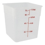 Cambro - Contenitore graduato Cambro 8SFSPP190 CAMSQUARES Traslucido