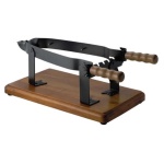 Caper - Porta prosciutto Caper 110 a morsa Mogano e Nero