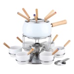 Kaufgut - Set fonduta Kaufgut 070615 EVA Bianco