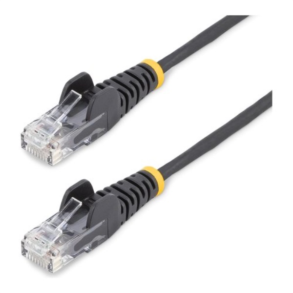 Cavo di rete Startech.Com N6PAT25CMBKS Patch Cable Black