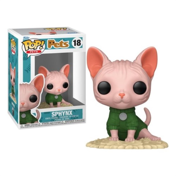 Personaggio collezione Funko 88329 POP PETS Sphinx Cat 18
