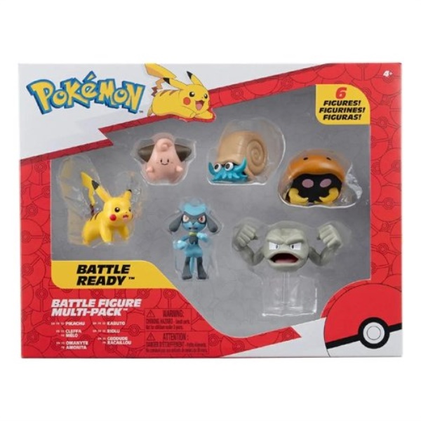 Set personaggi Rei Toys PK060700 POKÉMON Assortito
