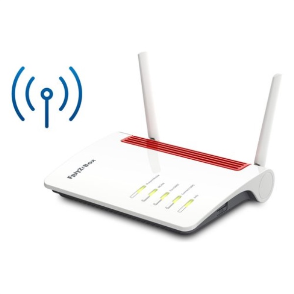 Router Fritz! 20003085 BOX 6850 4G Edition White e Red