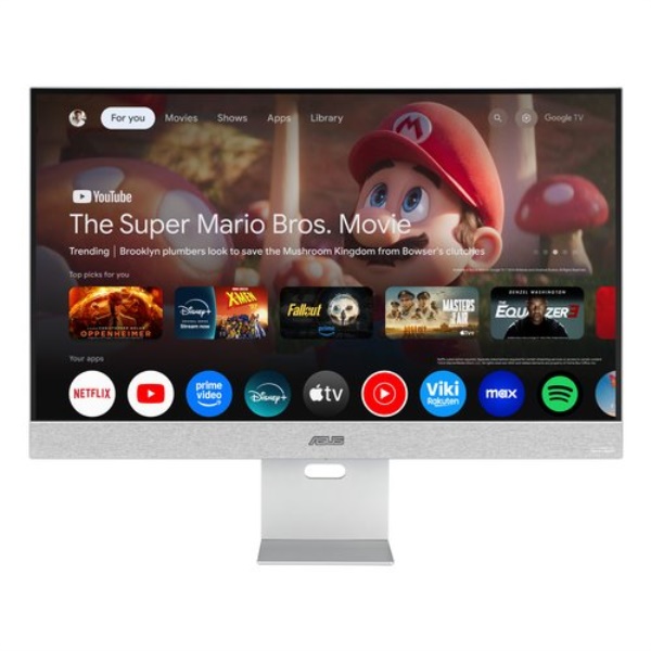 Monitor Asus 90LM0AYH B01O71 ZENSCREEN Smart MS32UC Silver e White