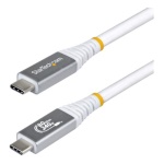 Startech.Com - Cavo USB C Startech.Com CC1M80GUSB4CABLEW USB4 240W White e Silver