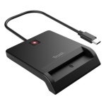 TRUST - Lettore smart card Trust 26253 PRIMO USB C e USB A Black