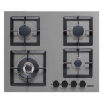 Elleci - Piano cottura gas Elleci PGSP60148WS G48 PLANO 60 Granitek