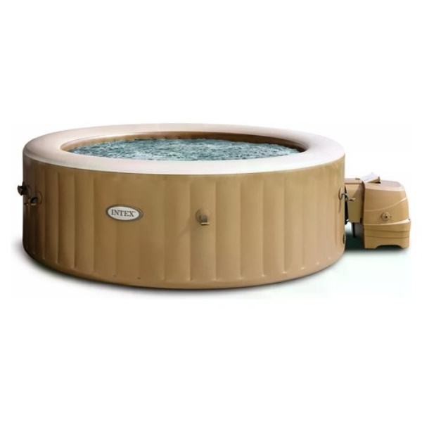 Spa idromassaggio Intex 28428 BUBBLE MASSAGE Pure 120 getti Beige Saha