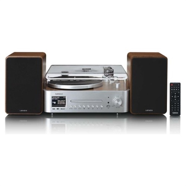 Compatto HI FI Lenco MC SERIES MC 860WDSI Bluetooth Wood e Silver