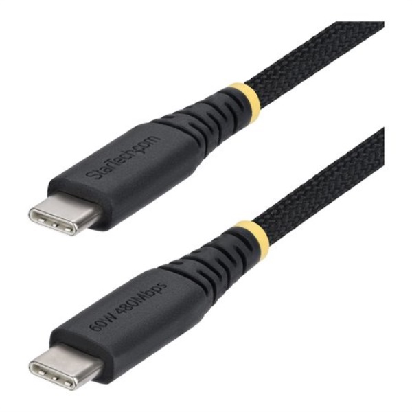Cavo USB C Startech.Com USB2CC1MNCBR 60W Black