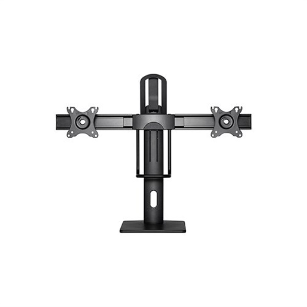 Supporto monitor TV scrivania Hamlet HM SPMSD200 Dual Desk Black