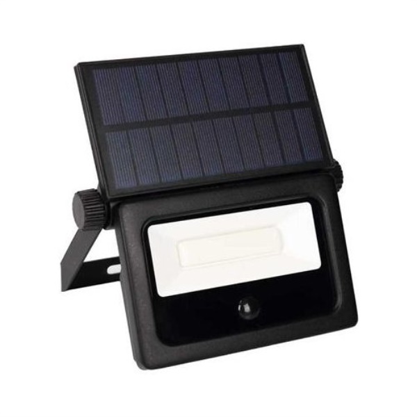 Proiettore con sensore presenza solare Briloner BT10029 SOLAR Nero