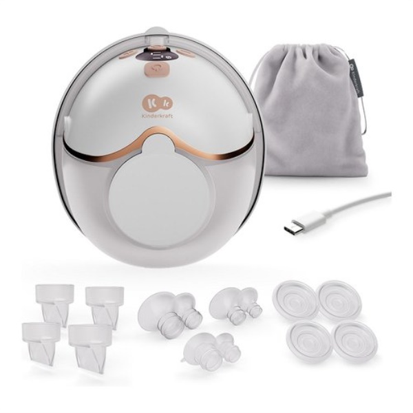 Tiralatte elettrico Kinderkraft KEMAFL00GLD0000 MAMAFLOW singolo a bat