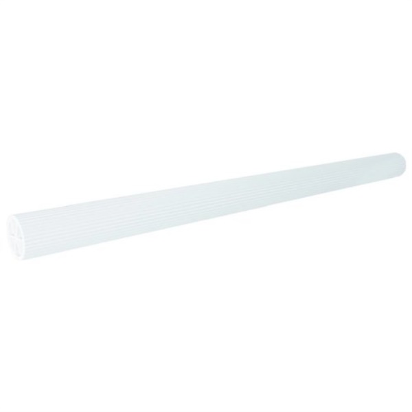 Tubo per corrimano K Design EH 40F RX rigato Bianco