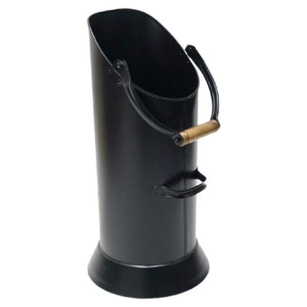 Secchio porta cenere Amicasa 28495 alto Traditional Nero