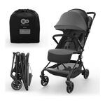Kinderkraft - Passeggino 4 ruote Kinderkraft KSNEBO00GRY0000 NEBO CABIN Gray
