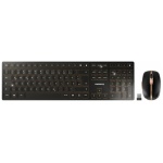 Cherry - Tastiera e mouse Cherry JD 9100IT 2 DW 9100 SLIM Black e Gold