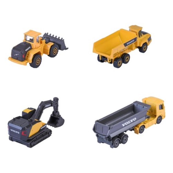Mezzo cantiere Simba 8503105000S06 MAJORETTE Set 4 mezzi da cantiere V