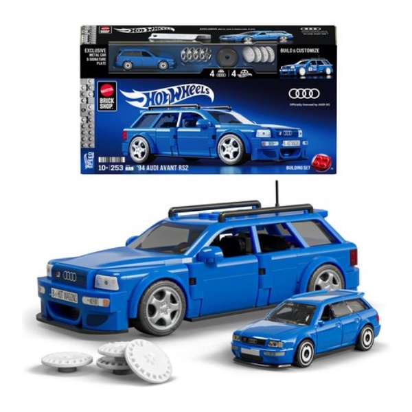 Costruzioni Mattel JGR28 BRICK SHOP HOT WHEELS SPEED Audi Avant RS2 '9