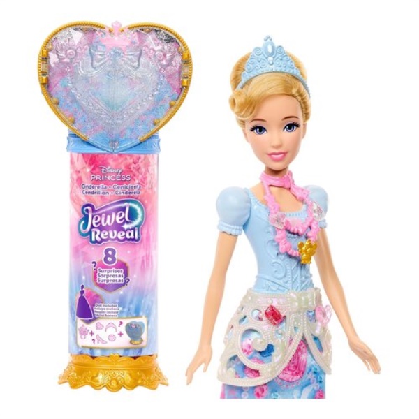 Bambola Mattel JHL50 DISNEY PRINCESS Cenerentola Jewel Reveal