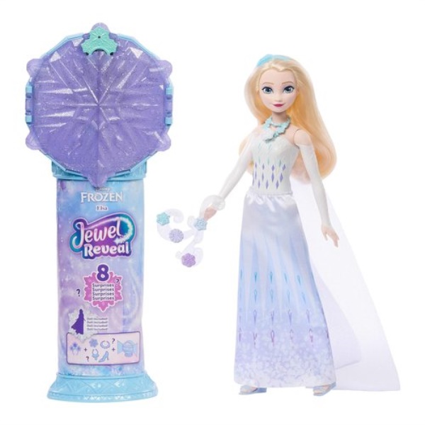 Bambola Mattel JJY36 FROZEN Elsa Jewel Reveal