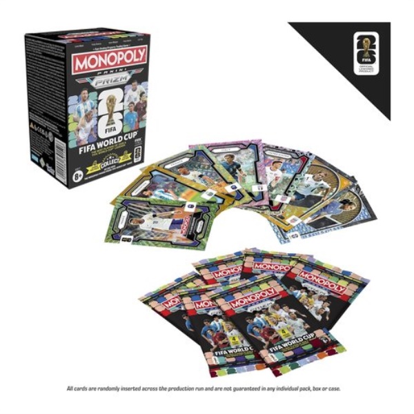 Gioco Hasbro G26771LO MONOPOLY Booster box 24 carte Panini Prizm Fifa 
