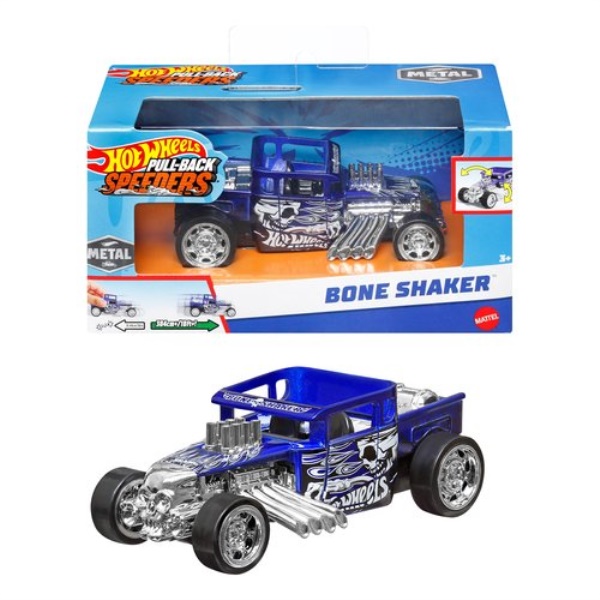 Automodello Mattel HPR70 HOT WHEELS Bolide a retrocarica Assortito