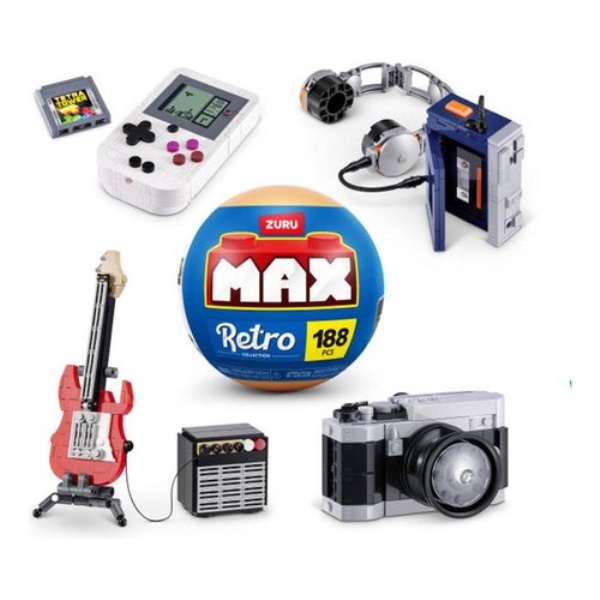 Costruzioni Zuru ZUR83228 MAX Costruzioni Vintage Retrò Serie 2 Assort