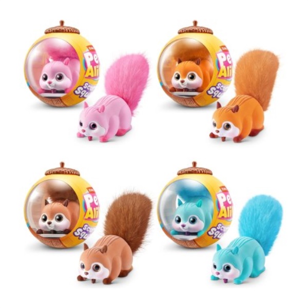 Peluche Zuru ZUR9565 PETS ALIVE Scurry Squirrel Scoiattolo che corre A