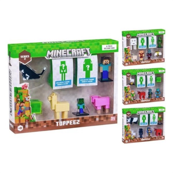 Set personaggi Diramix MCR175816 MINECRAFT Set personaggi collezione T
