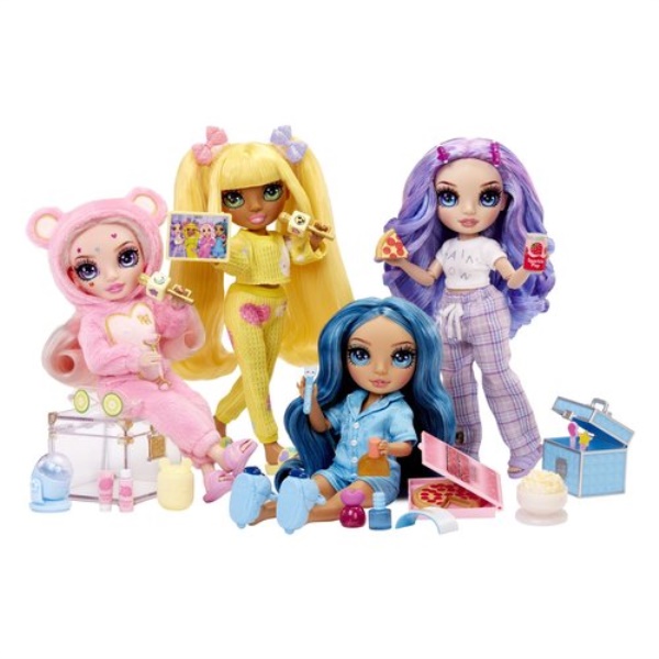 Bambola Mga 120360EUC RAINBOW HIGH  Junior High Pj party Dolls Assorti