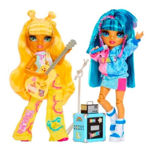 Bambola Mga 565192 RAINBOW HIGH Junior High Rockband Fashion Dolls Ass