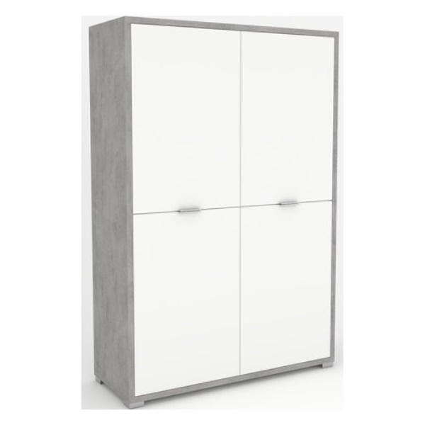Base Sarmog ADB834CEBNIK DOUBLE Db834k Cemento e Bianco neve