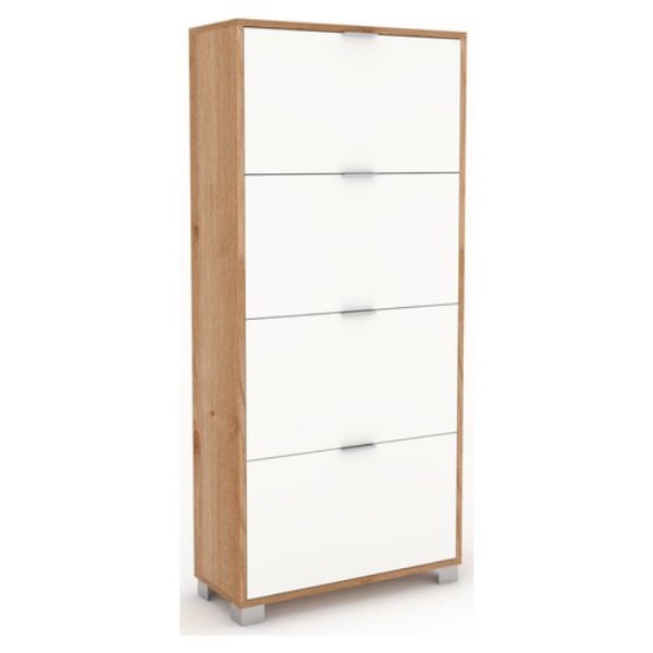 Scarpiera Sarmog A764RCBNI QUADRANTE 24 Paia Rovere cadiz e Bianco nev