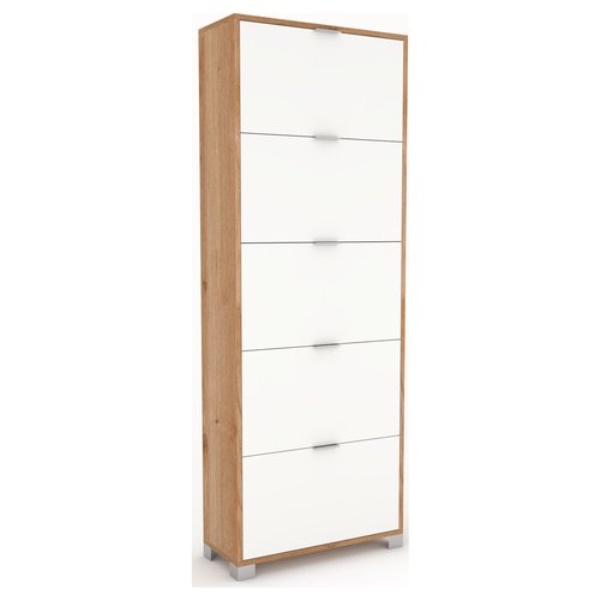 Scarpiera Sarmog A765RCBNI QUADRANTE 30 Paia Rovere cadiz e Bianco nev