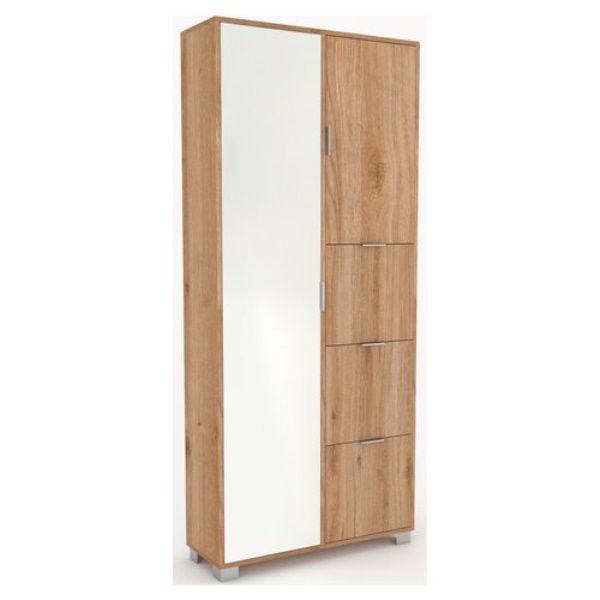 Armadio Sarmog A7424RCSPI QUADRANTE 7424 Rovere cadiz e Specchio
