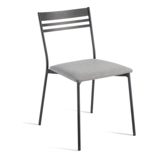 Sedia Italchair 002 MAGESA NR AC 01 MAGGIE Nero e Biancospino grigio