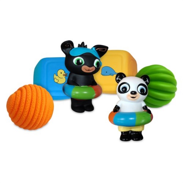 Gioco bagno Ods 48431 BING Set gioco bagno 6 pz personaggi e accessori