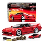 Mattel - Costruzioni Mattel JFT17 BRICK SHOP HOT WHEELS ELITE Acura NSX 1:16