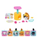 Yes Toys - Peluche Yes Toys MGG17423 QT KITTIES Gattino con casetta modulare Asso