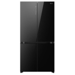 HISENSE - Frigorifero Hisense RQ768N4GBE black glass
