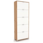 SARMOG - Scarpiera Sarmog A765RCBNI QUADRANTE 30 Paia Rovere cadiz e Bianco nev