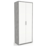 SARMOG - Armadio Sarmog ADB354CEBNIK DOUBLE Db354k Cemento e Bianco neve