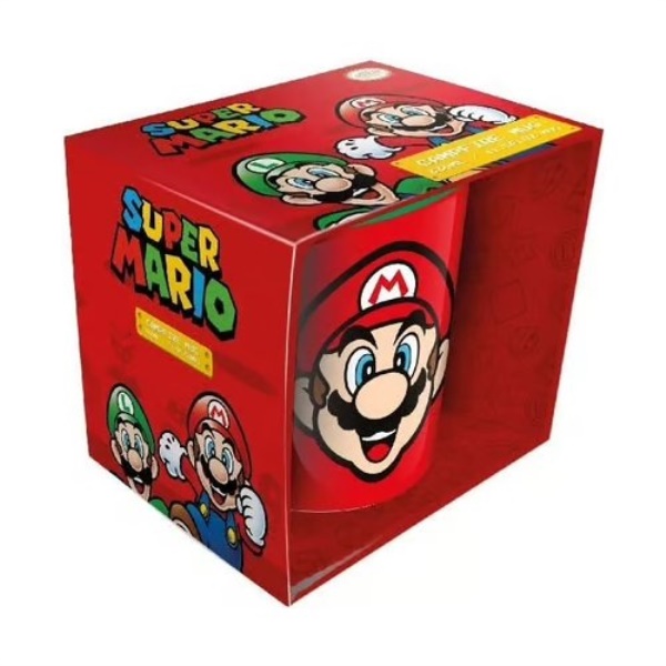 Tazza mug Pyramid International GP86241 SUPER MARIO Campfire Mario Red