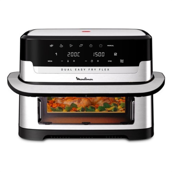 Friggitrice ad aria Moulinex 1510002882 DUAL EASY Fry Flex EZ922D Blac