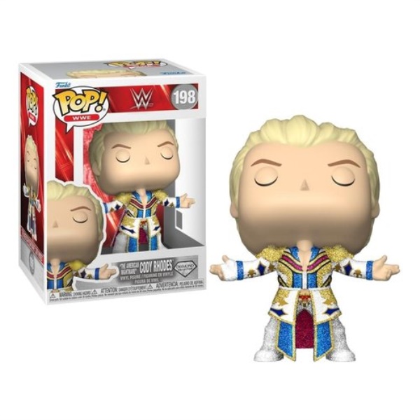 Personaggio collezione Funko 90534 POP WWE Cody Rhodes 198