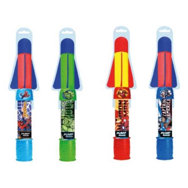Gioco mare Ods 940594 SUNDAY Razzo Pump Rocket Marvel Assortito