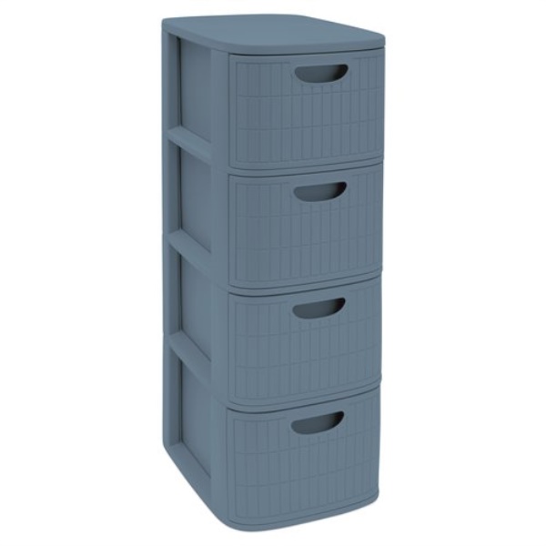 Cassettiera salvaspazio Stefanplast 90703 DOMUS HOME COLLECTION 4C Sli